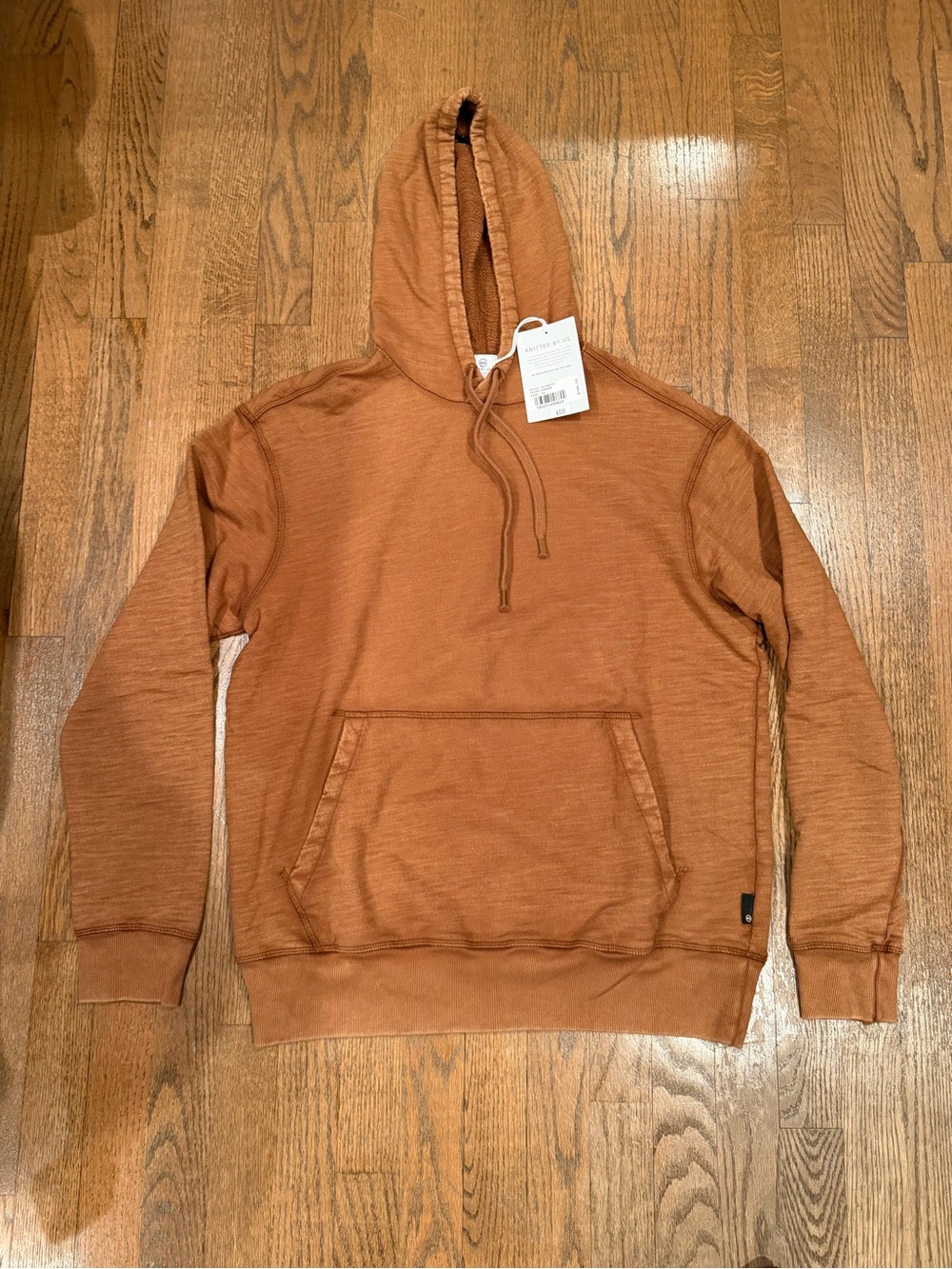 Ag Adriano Goldschmied Burnt Orange Pullover Hoodie